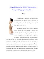 Công nghệ điện sinh học “BEAM” làm săn chắc cơ, thon gọn mặt, bụng, ngực, mông, đùi,... (Kỳ 1) pptx