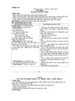 giáo án lớp 2 tuần 34