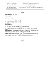 Đề, ĐA HSG cấp trường Toán 6