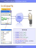 CHUYÊN ĐỀ CSDL VÀ LẬP TRÌNH ỨNG DỤNG WEB 1- P7 ppt