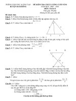Đề thi HK II Toán 8 năm 2009 2010
