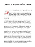 Ung thư dạ dày- nhìn từ yếu tố nguy cơ doc