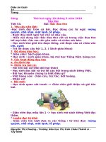 Tiếng việt + toán. 2 buổi/ ngày-tuần 34