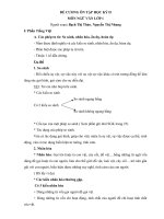 ĐỀ CƯƠNG ÔN THI VÀO LỚP 10 NGỮ VĂN 9