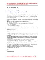 Anh ngữ sinh động bài 10 pptx