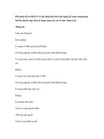 Phê duyệt hồ sơ thiết kế và cấp phép khai thác tận dụng gỗ trong rừng phòng hộ khi chuyển mục đích sử dụng rừng của các tổ chức thuộc tỉnh ppt