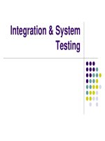 Integration & System Testing potx