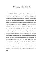 Sử dụng nấm linh chi pps