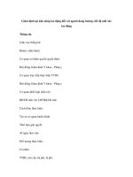 Giám định lại khả năng lao động đối với người đang hưởng chế độ mất sức lao động ppt