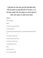 Tách thửa do Nhà nước thu hồi một phần thửa đất của người sử dụng đất đối với tổ chức, cơ sở tôn giáo, người Việt Nam định cư ở nước ngoài, tổ chức nước ngoài, cá nhân nước ngoài ppt