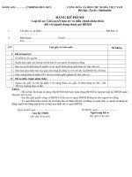 Biểu mẫu: Giải quyết hưu trí và điều chỉnh nhân thân đối với người đang tham gia BHXH docx