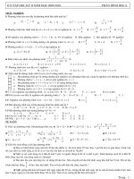 ôn tập toán kỳ II