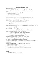 Tuyen tap Mot so dang toan ve PT bac hai lop 9