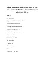 Cấp lại giấy phép tiến hành công việc bức xạ (sử dụng máy X-quang chẩn đoán trong y tế) đối với trường hợp giấy phép bị rách, nát ppt