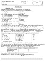 Đề HK II địa 8 - Chuẩn