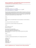 Anh ngữ sinh động bài 77 pps