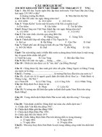 ôn tập lich sử 5