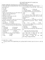 Đề thi tham khảo ngữ văn 6 HKII 09-10