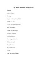 Cấp phép xây dựng tạm đối với nhà ở gia đình docx