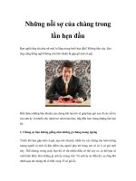 Những nỗi sợ của chàng trong lần hẹn đầu doc