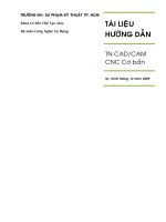 Tài liệu hướng dẫn TN CAD/CAM CNC cơ bản ppt