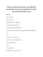 Đăng ký thay đổi thành viên công ty trách nhiệm hữu hạn hai thành viên trở lên (trong Khu kinh tế): Trường hợp chuyển nhượng phần vốn góp pot