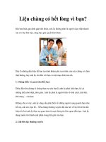 Liệu chàng có hết lòng vì bạn? docx