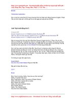 Anh ngữ sinh động bài 3 ppt