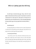 Điều trị và phòng ngừa đau thắt lưng potx