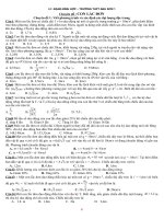 Ôn thi Đh: Con lắc đơn