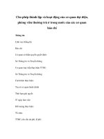 Cho phép thành lập và hoạt động của cơ quan đại diện, phóng viên thường trú ở trong nước của các cơ quan báo chí ppsx