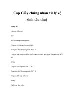 Cấp Giấy chứng nhận xử lý vệ sinh tàu thuỷ ppsx