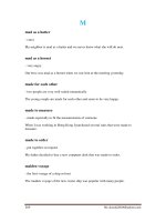 Commonly-Used Idioms, Sayings and phrasal verbs - 