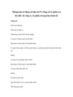 Thông báo cổ đông sở hữu từ 5% tổng số cổ phần trở lên đối với công ty cổ phần (trong khu Kinh tế) doc