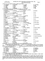 De kiem tra HK II năm hoc 2009-2010