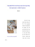 Công nghệ RF làm tan mỡ bụng, nọng cằm, thu gọn hông, đùi, căng da mặt, cổ ...(Radio Frequency) (Kỳ 1) ppt