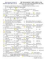 Đề tham khảo TNTHPT Anh_2010 số 10