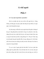 Cơ thể người - Phần 3 pps