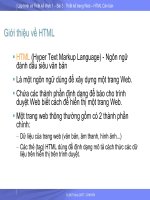 CHUYÊN ĐỀ CSDL VÀ LẬP TRÌNH ỨNG DỤNG WEB 1- P49 pot