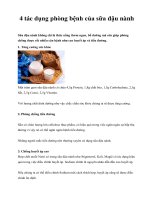 4 tác dụng phòng bệnh của sữa đậu nành ppsx