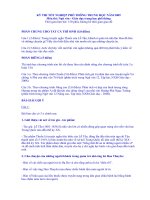 Đề và ĐA môn Văn thi TNTHPT 2009