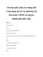 Gia hạn giấy phép xây dựnaGia hạn giấy phép xây dựng nhà ở (áp dụng tại các xã, phường, thị trấn được UBND các hụyện, thành phố phân cấp)g nhà ở (áp dụng tại các xã, phường, thị trấn pot