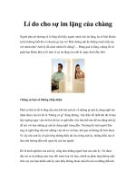 Lí do cho sự im lặng của chàng potx