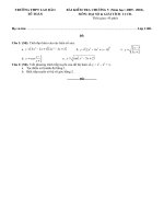 Kiểm tra 1 tiết ĐS & GT 11 cb c5