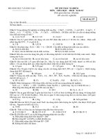 đề thi hoá học K10_NC Hay