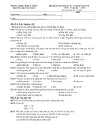 ĐỀ+Đ.ÁN KTHKII(2009-2010)-Lý 6