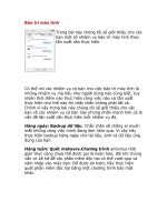 Bảo  trì máy tính