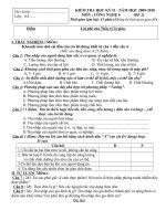 ĐỀ KIỂM TRA HKII - CN 6 ĐỀ 2