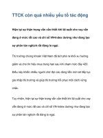 Thị trường chứng khoán còn quá nhiều yếu tố tác động ppsx