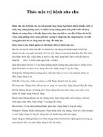 Thảo mộc trị bệnh nha chu pdf